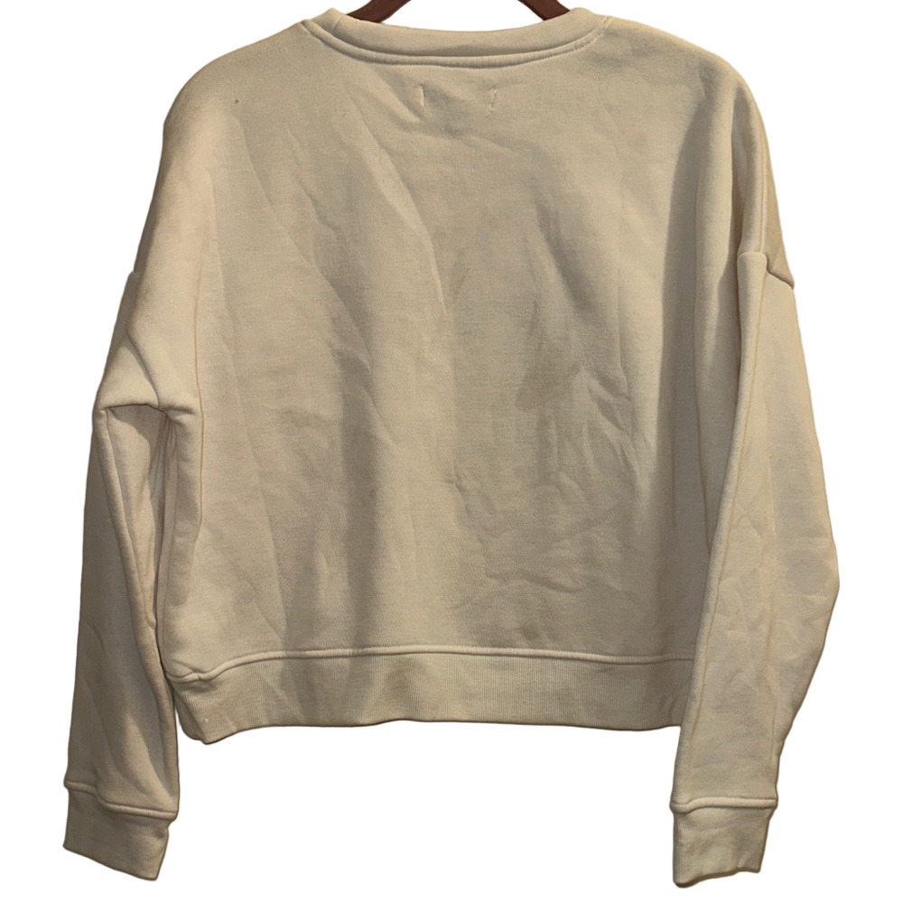 Rae Dunn Cream crewneck with Black 'COFFEE' Text - Picture 6 of 11
